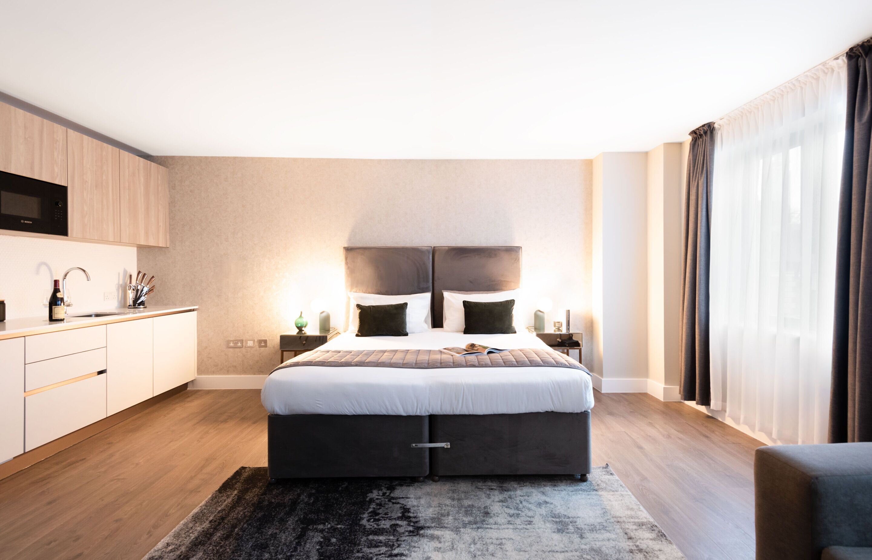 Superior Apartment | Blackout drapes, soundproofing, iron/ironing board, free WiFi