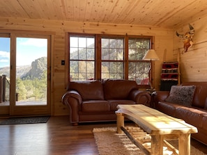 TV, DVD player, books