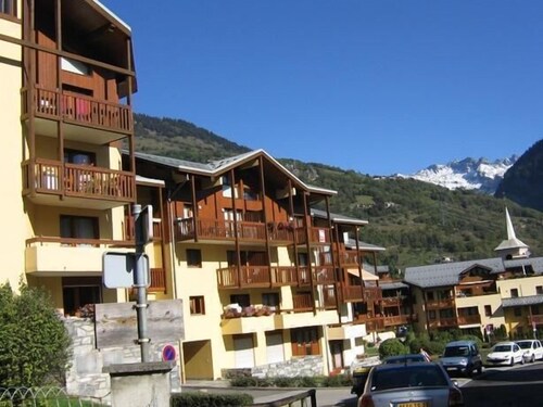 1er étage, vue montagne, balcon, parking, télévision, casier à ski, 22m², Les Arcs