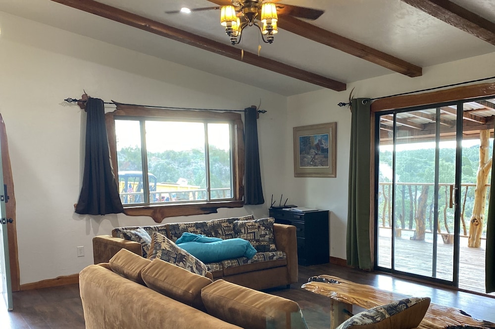 New! Timberon Billy The Kid Cabin 2BR, Cozy and Spacious w/Amazing Views