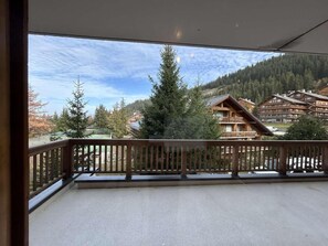 Property grounds - 200m from shops, 1st floor, swimming pool, balcony, tv, ski locker, 24m², Méribel (Méribel - Les Allues)