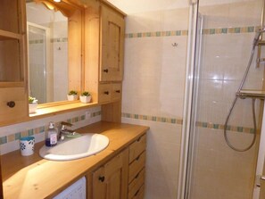 Shower - 2nd floor, balcony, tv, 41m², Les Contamines-Montjoie (Les Contamines-Montjoie)