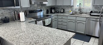 Charming 3-Bedroom Farmhouse Retreat with Open Deck!