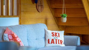 Interior - Chalet, 2nd floor, view valley, terrace, fireplace or stove, tv, 100m², Les Arcs (Les Arcs)