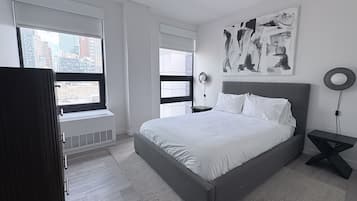 Leilighet, 2 soverom, byutsikt | Sengetøy