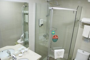 Bathroom - Greentree Inn Jiangsu Wuxi New District Shengang World Express Hotel (Wuxi)