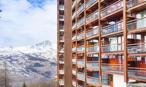 Exterior - 1st floor, view ski slopes, balcony, 40m², Les Arcs (Les Arcs)