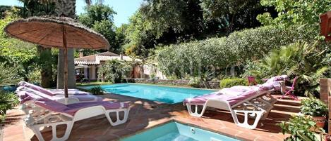 Udendørs pool, opvarmet pool