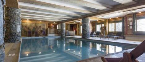 Indoor pool, a heated pool