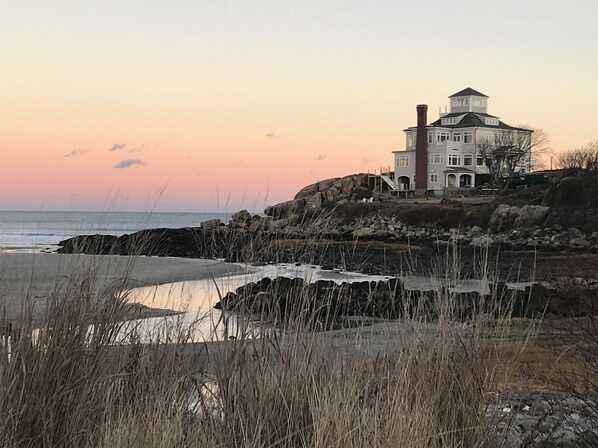Blick von der Unterkunft