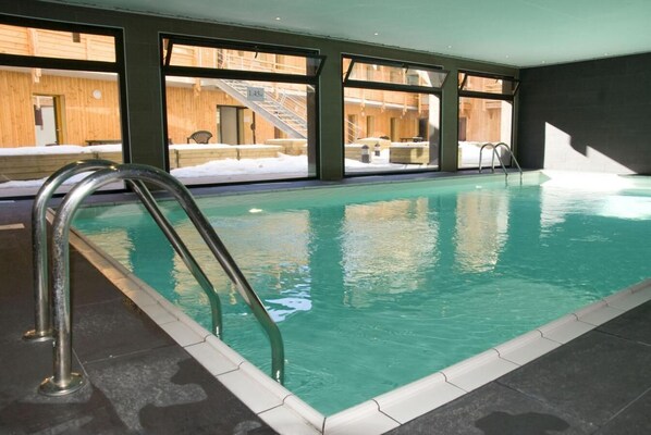 Indoor pool, a heated pool