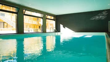 Indoor pool, a heated pool