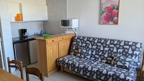 Interior - 200m from resort center, 2nd floor, tv, 25m², Orcières Merlette 1850 (Orcières)