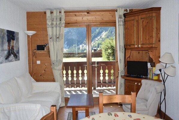 Living area - Terrace, tv, 35m², Pralognan-la-Vanoise (Pralognan-la-Vanoise)