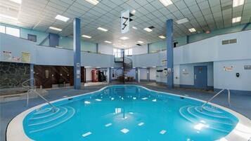 Indoor pool, a heated pool