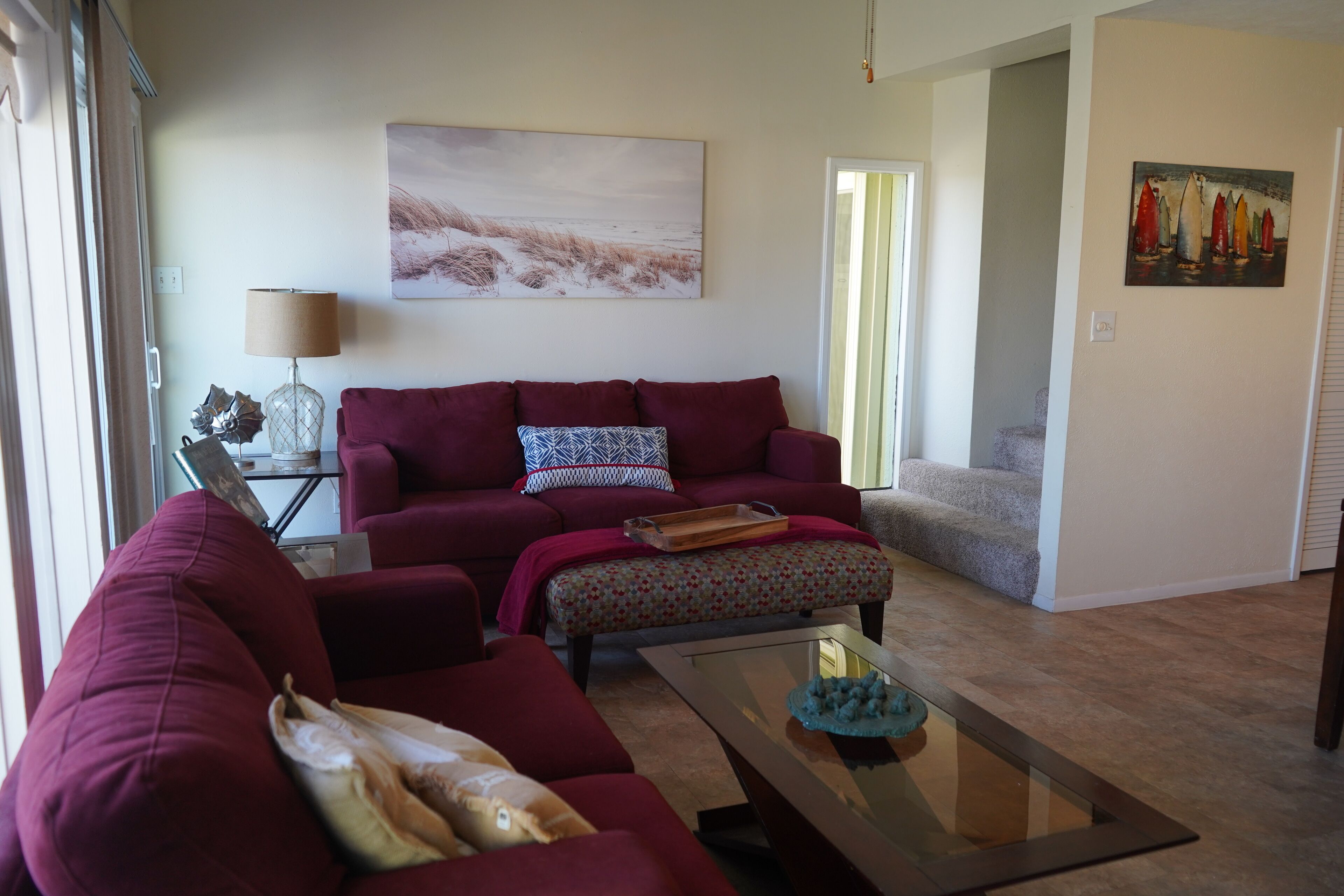 NEW LISTING! Large Townhome Sleeps 12, Is Along a Canal and Close to Beach