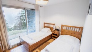 1 室のベッドルーム、WiFi、ベッドシーツ
