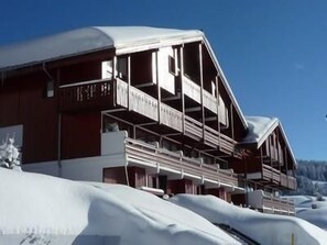 Exterior - Ground floor, view panoramic, terrace, tv, ski locker, 29m², Les Saisies (Les Saisies)