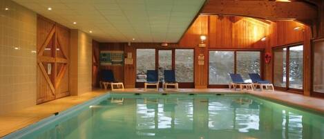 Indoor pool, a heated pool