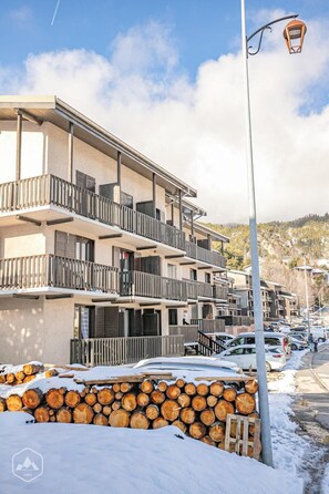 Exterior - 150m from resort center, 2nd floor, balcony, tv, ski locker, 30m², Aussois (Aussois)