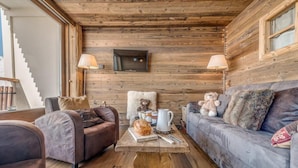 Living area - 150m from ski slopes, 3rd floor, balcony, tv, ski locker, 71m², Tignes (Tignes)
