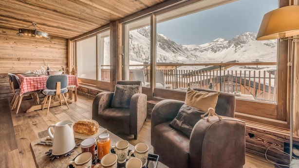 Interior - 150m from ski slopes, 3rd floor, balcony, tv, ski locker, 71m², Tignes (Tignes)