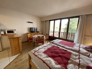 WiFi - 100m from ski lifts, 4th floor, balcony, tv, 26m², Brides Les Bains (Brides-les-Bains)
