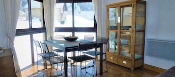 50m from resort center, 1st floor, view ski slopes, tv, ski locker, 54m², Isola 2000