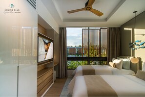Premium-huvila, 3 makuuhuonetta | 3 makuuhuonetta, ylelliset vuodevaatteet, minibaari