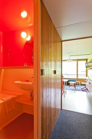 Room - 10m from ski slopes, 10th floor, balcony, tv, 27m², Les Arcs (Les Arcs)