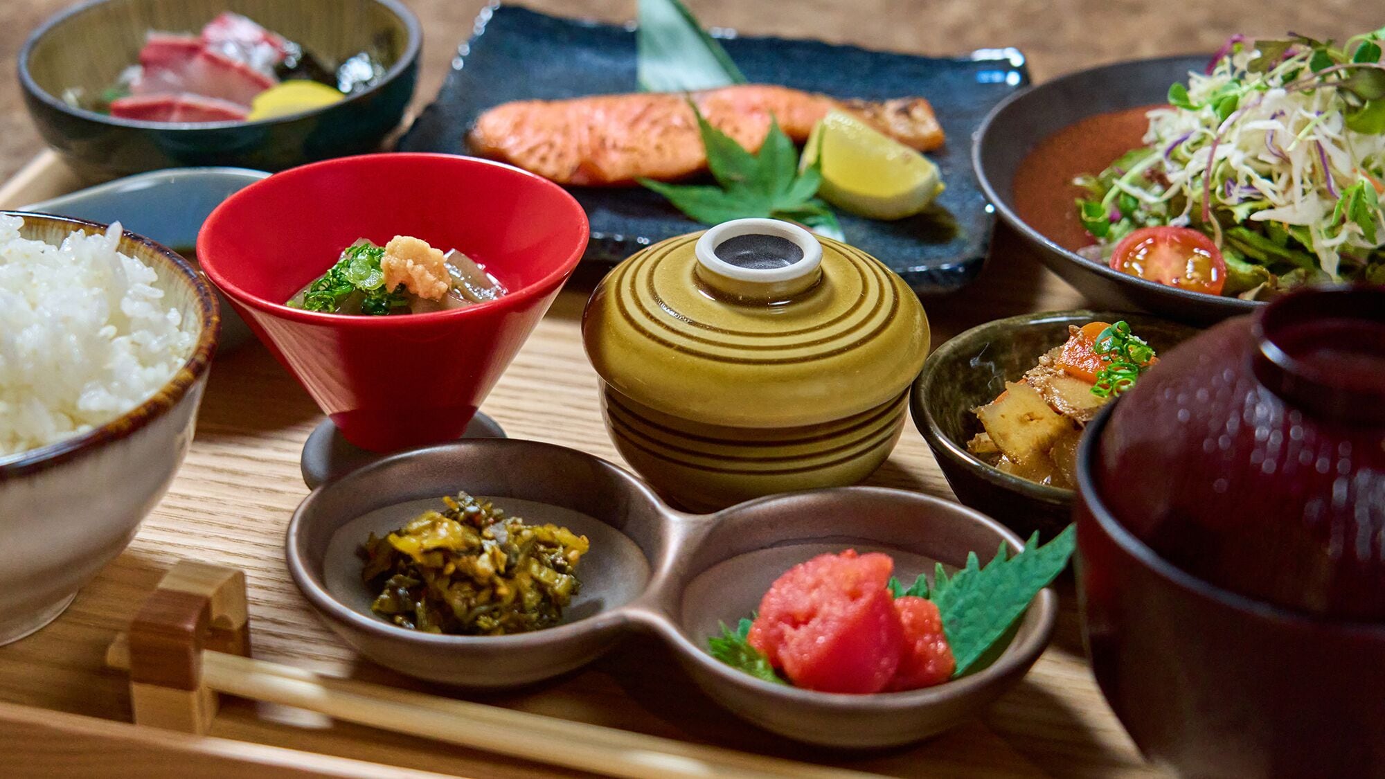 Daily Japanese breakfast for a fee