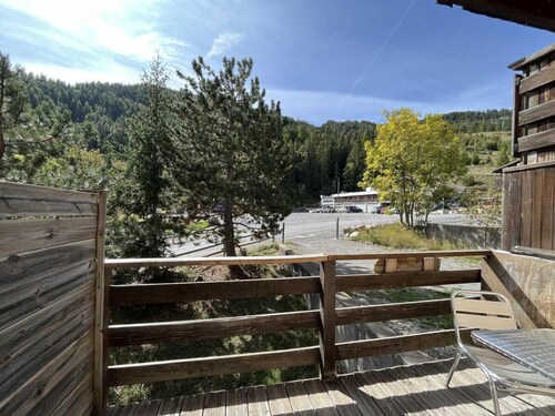 250m des commerces, 1er étage, vue montagne, balcon, télévision, 35m², Pra Loup
