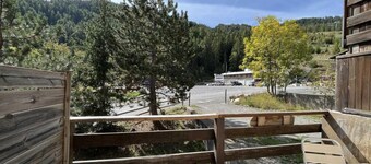 250m from shops, 1st floor, view mountain, balcony, tv, 35m², Pra Loup