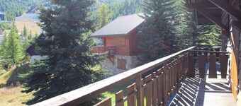 Bis 100m skipiste, 1te Etage, balkon, fernseher, schließfach für die skier, 38m², Vars