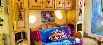 Wifi, al pie de las pistas de esquí, 2.o piso, balcón, tv, 29m², Villard de Lans