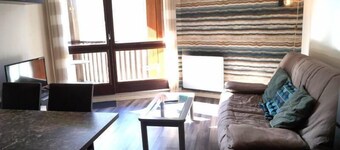 Op 10m van de ski piste, 3e verdieping, uitzicht ski piste, balkon, televisie, 26m²