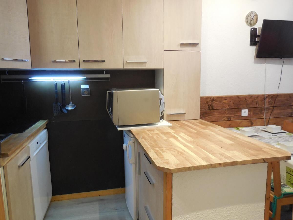 50m from ski slopes, 2nd floor, balcony, tv, ski locker, 26m², Montchavin La Plagne