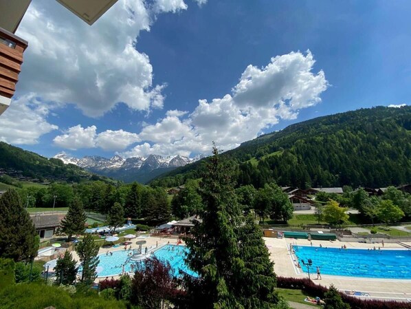 Pool - Ground floor, balcony, parking, tv, 40m², Le Grand Bornand (Le Grand-Bornand)