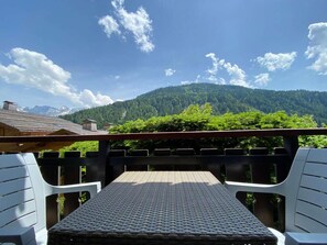 Outdoor dining - 300m from resort center, Ground floor, view mountain, tv, 26m², Le Grand Bornand (Le Grand-Bornand)