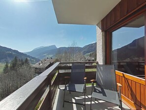 Property grounds - Ground floor, fireplace or stove, tv, 41m², Le Grand Bornand (Le Grand-Bornand)