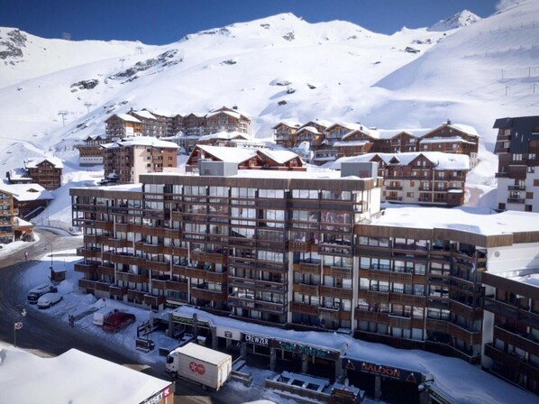 Exterior - 200m from ski slopes, 5th floor, terrace, balcony, tv, 25m², Val Thorens (Val Thorens)