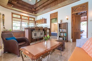 Quarto casal ou duplo luxo | Área de estar