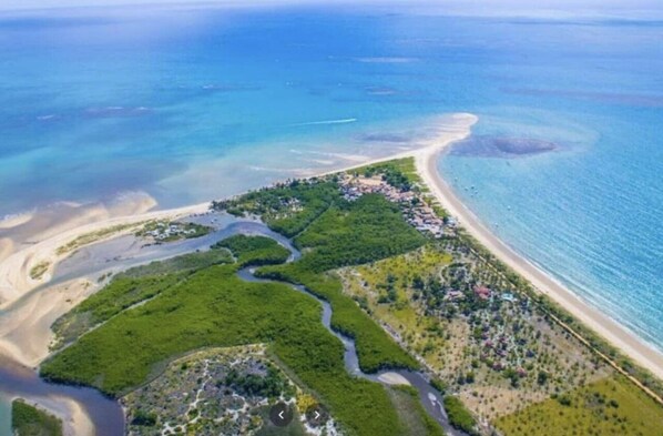 Aerial view - Chalet Dende3 -5 Min from Corumbau Beach (Prado)