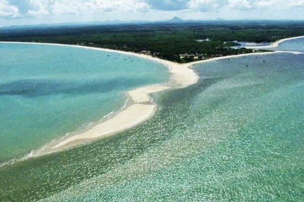 Vue sur la plage/l’océan