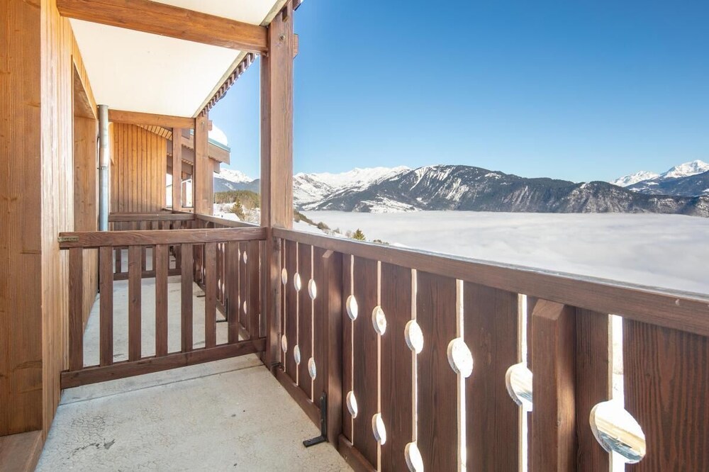 À 200m des pistes de ski, terrasse, balcon, parking, télévision, casier à ski, 32m², Valmorel
