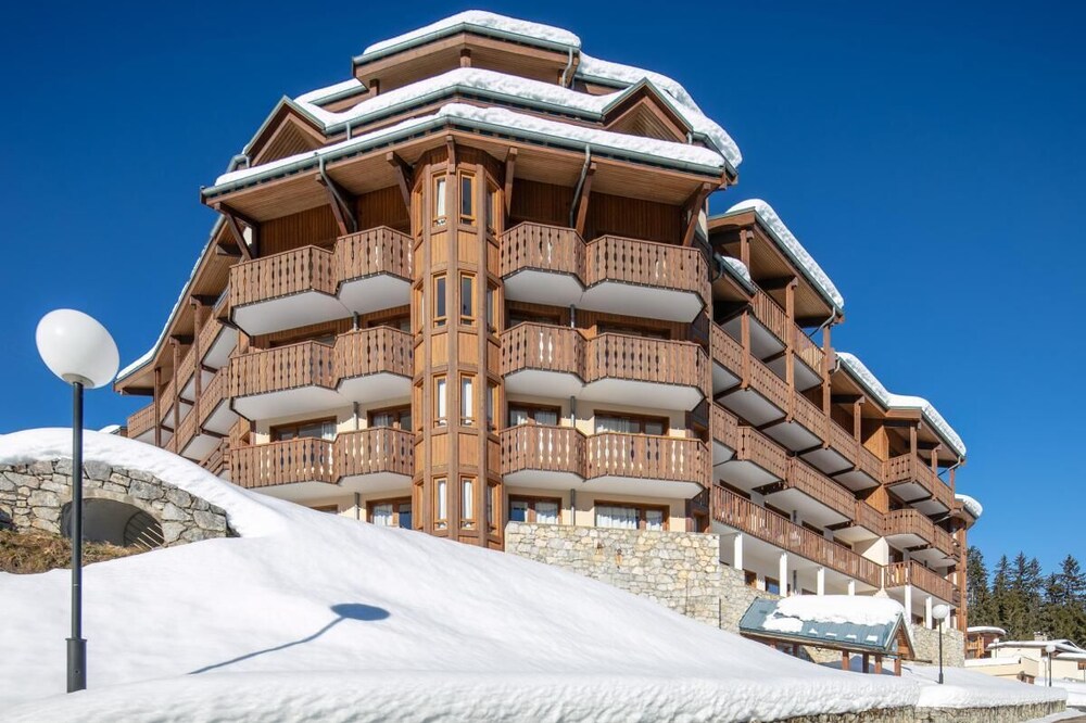À 200m des pistes de ski, balcon, parking, télévision, casier à ski, 27m², Valmorel