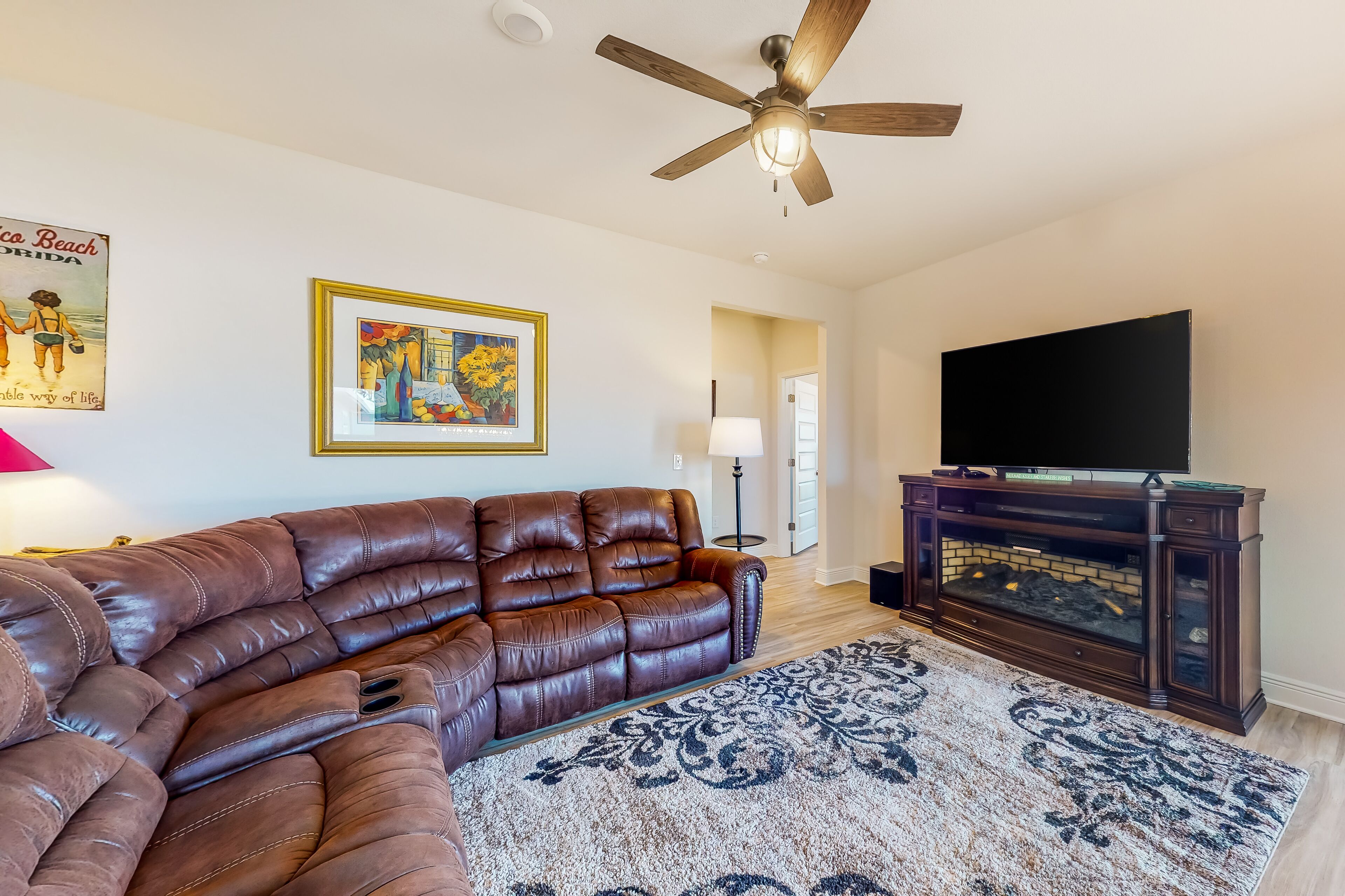 Dog-friendly home & casita with pool & beach access, fast WiFi, central AC, & W/D