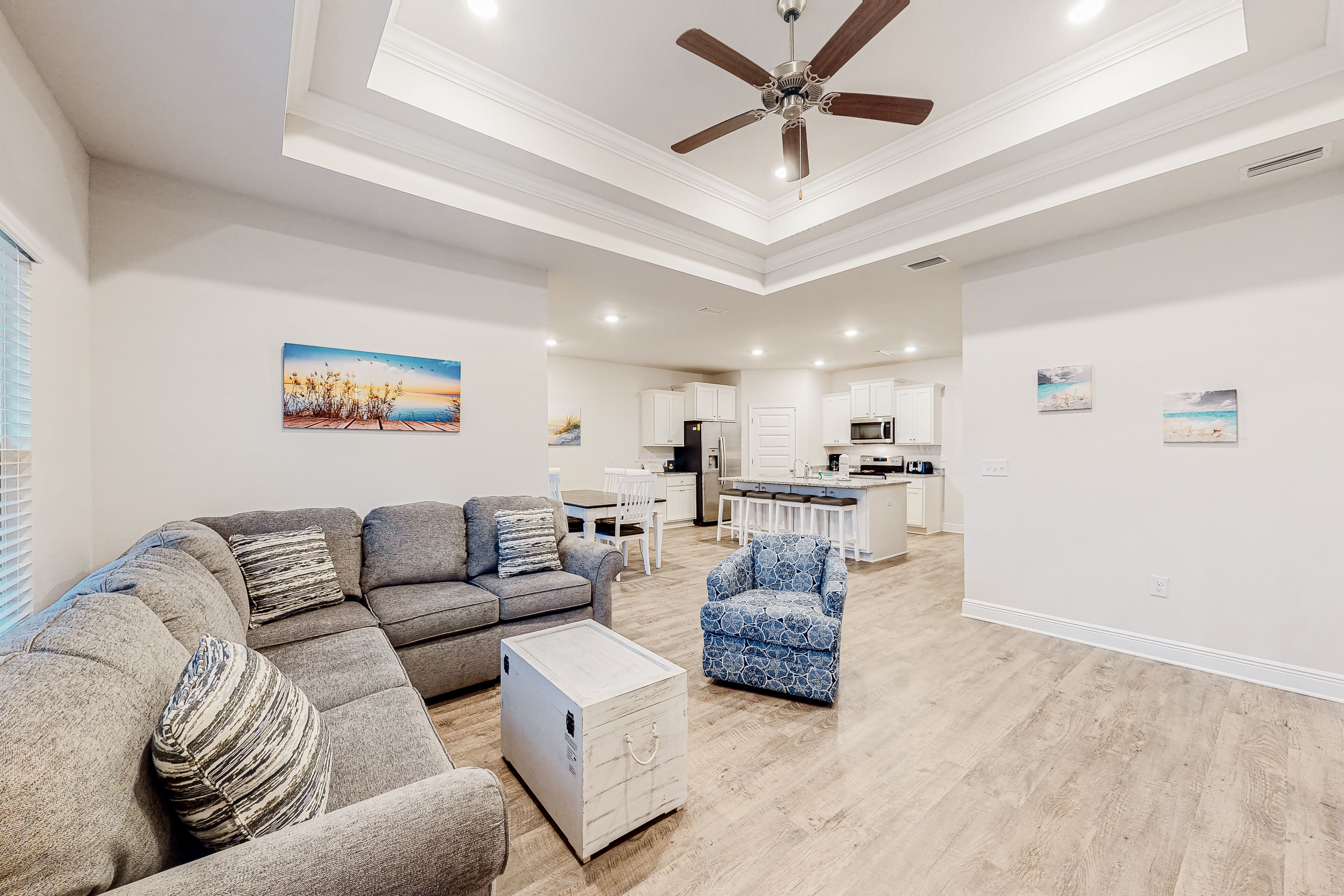 Snowbird-Friendly Home with Screened Patio, Central AC, Shared Pool, & WiFi