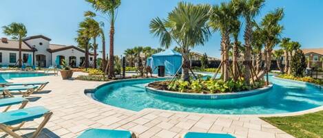 Una piscina climatizada