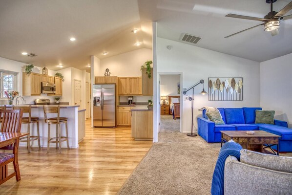 TV connectée, cheminée